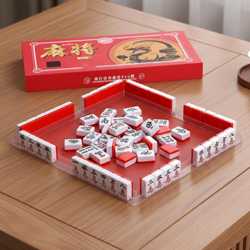 Board Game Box - Mini jeu de Mahjong de voyage
