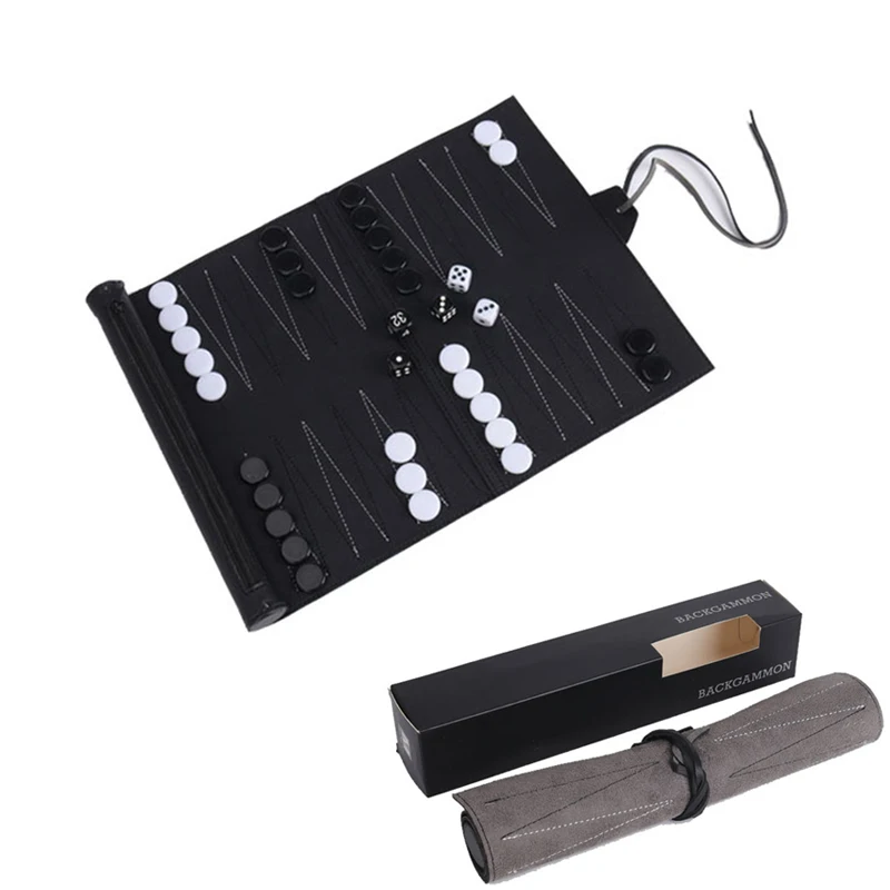 Board Game Vantage - Ensembles de Backgammon enroulables, jeux de